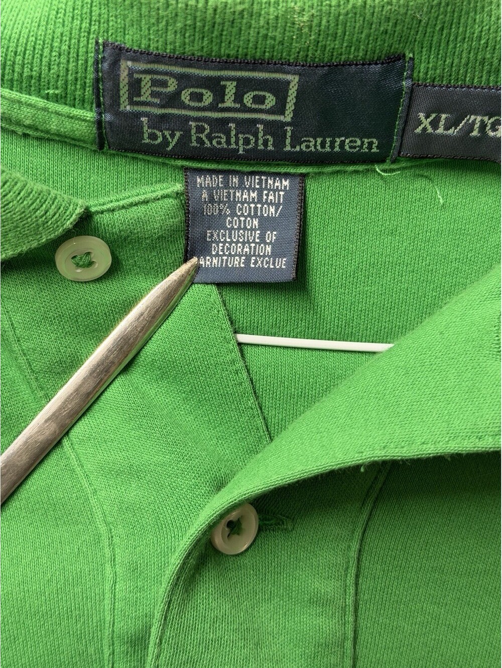 🐎 Polo Ralph Lauren Men’s XL Green Polo Shirt Orange Pony 👀